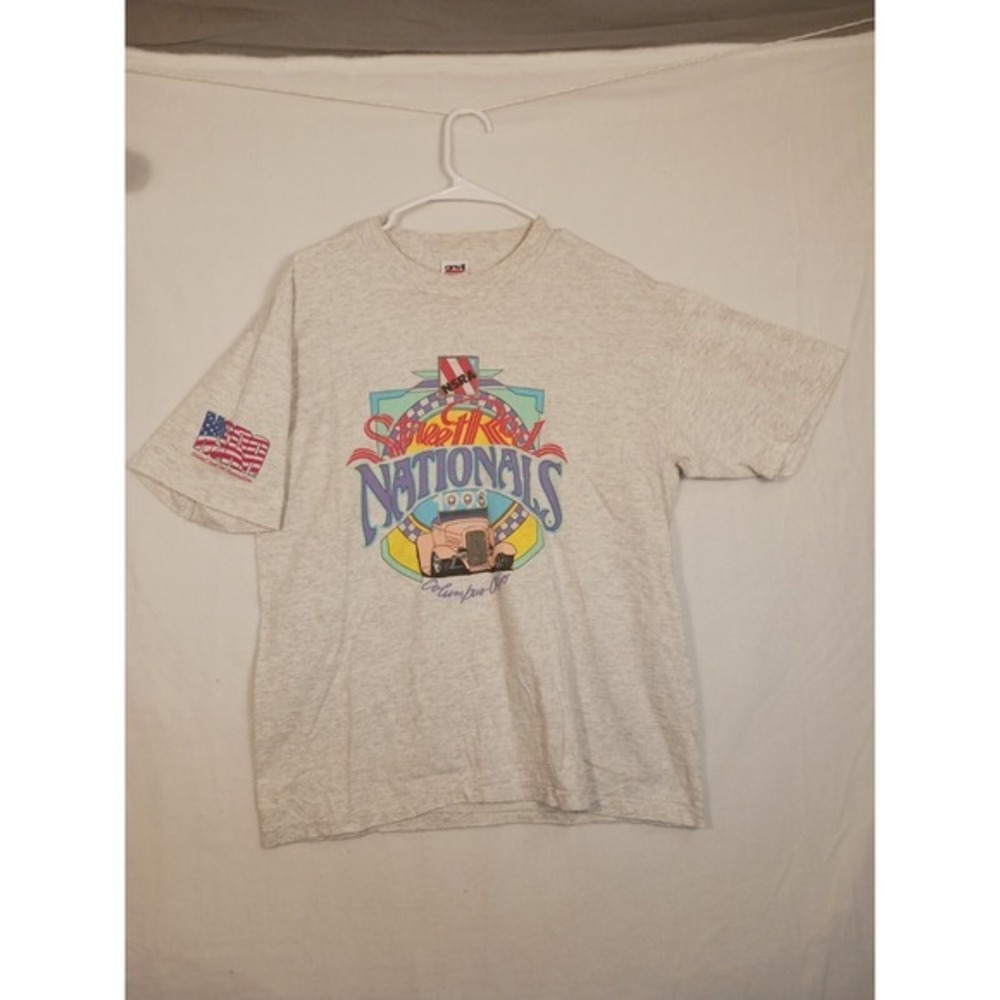 Vintage‎ Anvil StreetRod Nationals Columbus Ohio T-Shirt Single Stitch NSRA